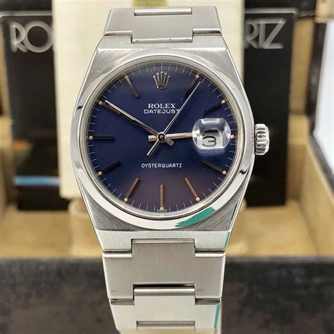 rolex quartz watch vintage|Rolex oysterquartz Datejust 17000.